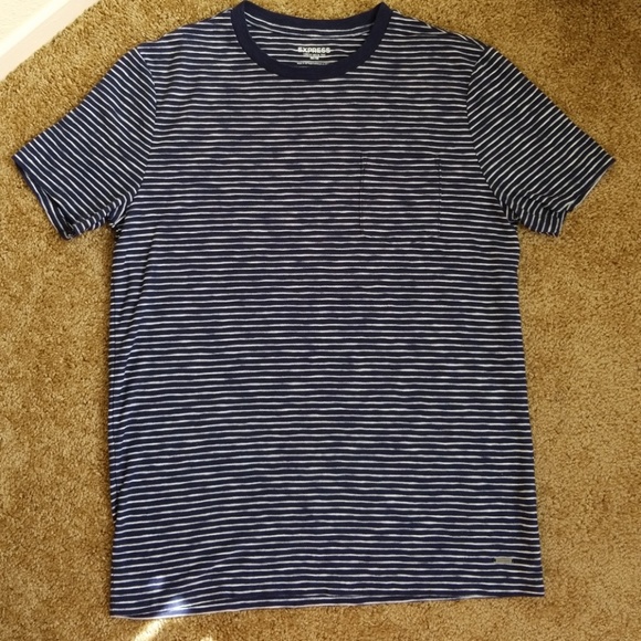 Express Other - Express Printed Stripe Crew Neck Tee. Men's M